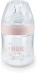 Nuk Nature Sense Butelka Niemowlęca Silikon 0-6M Różowa 150Ml