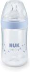 Nuk Nature Sense Butelka Niemowlęca Silikon 6-18M Niebieska 260Ml