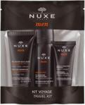 NUXE MEN ZESTAW Wielofunkcyjny żel nawilżający 15 ml + żel pod prysznic 30 ml + żel do golenia 35 ml