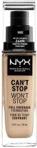 NYX Professional Can't Stop Won't Stop Podkład Kryjący 06.5 Nude 30ml