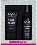 Nyx Professional Makeup Zestaw Diamonds & Ice Prime And Set Duo Primer 20Ml+ SettingSpray 60Ml