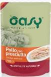 OASY Natural Range Cat Adult saszetka kurczak z szynką 70g