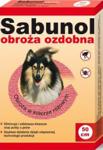 Obroża Ozdobna Przeciw Kleszczom I Pchłom Dla Psa Sabunol Różowa 50Cm