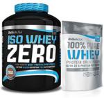 Odżywka białkowa Bio Tech Iso Whey Zero 2270 G + 100% Pure Whey 1000G