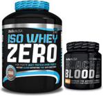 Odżywka białkowa Biotech Iso Whey Zero 2270g + Biotech Black Blood NOX+ 330g