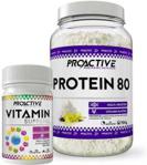 Odżywka białkowa ProActive Protein 80 700g + Vitamin Supreme 30 tabl.