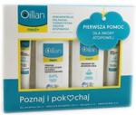 OILLAN MED+ ZESTAW Emulsja do kąpieli 200 ml + Kremowy żel do mycia 200 ml + Balsam 10 ml + Krem do rąk 10 ml