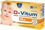 Oleofarm D-Vitum witamina D 600 j.m dla niemowląt 36 kapsułek twist off