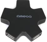 OMEGA HUB USB2.0 STAR BLACK (OUH24SB)