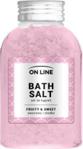 On Line Bath Salt Sól Do Kąpieli Fruity&sweet Pink 600g