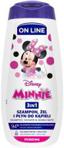 On Line Disney Minnie 3W1 Szampon Żel I Płyn Do Kąpieli 400ml