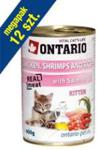 Ontario Kitten Kurczak Z Krewetkami Karma Dla Kociąt 12X400 G