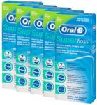 Oral-B 5 X Nić Do Mostów Super Floss Mint 50 Odcinków X 60Cm Do Czyszczenia Aparatów Ortodontycznych Mostów