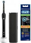 ORAL-B PRO 750 BLACK + KOŃCÓWKI EB50-8