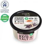 Organic Shop Waniliowe Mleko Sól do Kąpieli 250ml