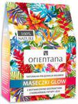 Orientana Glow Maseczka Do Twarzy Złota Aralia 30ml + Maseczka Do Twarzy Różowa Wiśnia 30ml + Maseczka Do Twarzy Niebieska Hotunia 30ml