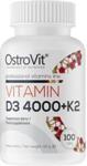 OstroVit Witaminy Vitamin D3 4000 + K2 100tab