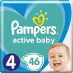 Pampers Active Baby 4 Maxi 9-14Kg 46Szt.