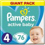 Pampers Active Baby GP rozmiar 4 76Szt.