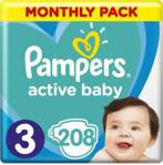 Pampers Active Baby MSB rozmiar 3 208 pieluszek