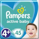 Pampers Active Baby VP rozmiar 4+ 45 pieluszek