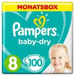 Pampers Baby Dry Pieluszki 8 17+Kg 100Szt.