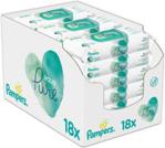 Pampers chusteczki czyszczące dla dzieci Aqua Pure 18 opakowań
