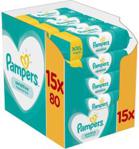 Pampers chusteczki czyszczące dla dzieci Sensitive Baby 15 opakowań