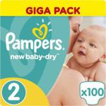 Pampers New Baby-Dry rozmiar 2 (Mini) 100 pieluszek