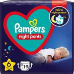 Pampers Night Pants Pieluchomajtki Rozmiar 6 19Szt.