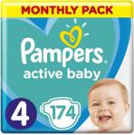 Pampers Pieluchy Active Baby MSB rozmiar 4, 174 pieluszki