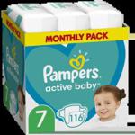 Pampers Pieluchy Active Baby Rozm. 7 116Szt.