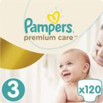 Pampers Pieluchy Premium Care MB rozmiar 3, 120 pieluszek