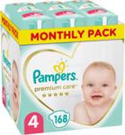 Pampers Pieluchy Premium Care MSB rozmiar 4, 168 pieluszek