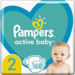 Pampers Pieluszki Active Baby Rozmiar 2, 168Szt.