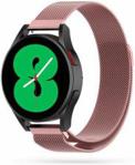 Pasek TECH-PROTECT MilaneseBand do Samsung Galaxy Watch 4 (40/42/44/46mm) Różowe Złoto