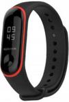 Pasek TECH-PROTECT Smooth do Xiaomi Mi Band 3 Czarno-czerwony