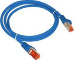 Patch-cord S/FTP kat.6A LSOH 5.0m niebieski