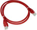 Patch-cord U/UTP kat.6 PVC 0.5m czerwony