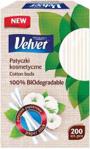 Patyczki kosmetyczne Velvet biodegradowalne 200szt.