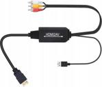 PAWONIK KONWERTER HDMI DO AV CINCH CVBS EURO KOMPOZYTOWE (JLC3011)