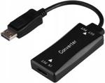 PAWONIK KONWERTER HDMI DO DISPLAYPORT ADAPTER DP 4K@30HZ (JLHD1001K)