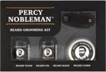 Percy Nobleman Grooming Kit Beard Wash Beard Conditioning Oil Moustache Wax Grzebień