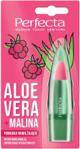 Perfecta Pomadka nawilżająca do ust Aloe vera + Malina 5 g