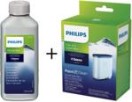 PHILIPS / SAECO ZESTAW ODKAMIENIACZ 250 ML + FILTR AQUACLEAN