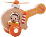 Plan Toys Drewniany Helikopter Strażacki 12M+ (Plto-5685)