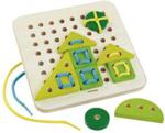 Plan Toys Plan Toys, Planpreschool, Drewniany Zestaw Do Nauki Sznurowania
