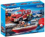 Playmobil Samochód strażacki z łodzią strażacką (70054)