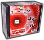 Płyta Titanum DVD+R 4,7GB x8 10-sztuk Slim