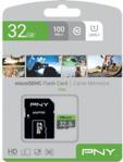 PNY Elite MicroSDHC 32GB (P-SDU32GU185GW-GE)